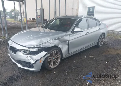 2017 BMW 330I xDrive из США, поврежденный, VIN WBA8D9G31HNU66561